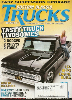 CUSTOM CLASSIC TRUCKS 2006 MAR -